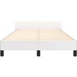  Okvir kreveta s uzglavljem bijeli 120 x 190 cm od umjetne kože | shoptok.hr