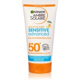 Garnier Ambre Solaire Sensitive Advanced krema za sončenje za otroke SPF 50+ 50 ml | Shoptok.si