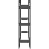  Stalak za drva za ogrjev sivi 80x25x100 cm od masivne borovine | Eponuda.ba