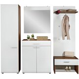 XORA OGLEDALO, 85/87/2 cm steklo, leseni material | Shoptok.si