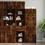 Furnova Ozka omara za shranjevanje dim. hrast 50x42,5x225 cm inž. les, (21954227) | Shoptok.si
