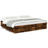  Okvir za krevet boja hrasta 200x200 cm konstruirano drvo | shoptok.hr