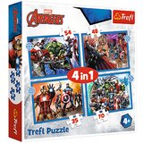 Trefl Puzzle 4u1 Brave Avengers 34386 - 54/ 48/ 35/ 70 delova Cene