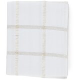 Mhome Prt Zlata nit 180x140cm / bel / bombaž, lurex, (5000267587) | Shoptok.si
