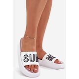 VINCEZA Women's Slippers On Thick Sole SUMMER White 76051 | Shoptok.si