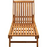  Vrtni ležalnik z blazino trden akacijev les, (20663003) | Shoptok.si