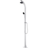  Vrtni tuš s sivim podstavkom 220 cm aluminij - - Siva - 19.71 - 110 x 62 x 5 cm - 2025-vidaXL-Uvoz_2 | Shoptok.si