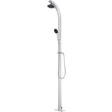  Vrtni tuš sa sivom bazom 220 cm aluminijski | shoptok.hr