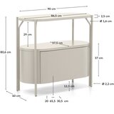 Kave Home Bijeli ormarić za ispod umivaonika 90x81 cm Arely – | shoptok.hr