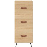 vidaXL Komoda boja hrasta sonome 34 5x34x90 cm od konstruiranog drva | shoptok.hr