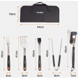 Vonshef SET za peko na žaru 5 kos in torbica za shranjevanje | Shoptok.si
