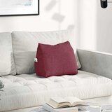  Jastuk za leđa Vinska crvena 45 x 20 x 35 cm tkanina | shoptok.hr