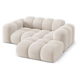 Cosmopolitan Design Krem kutna garnitura od šenila (s desnim kutom/s ležaljkom) Treno – | shoptok.hr