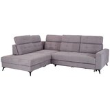 Premium Living sedežna garnitura barletta, siva, ležišče, predal | Shoptok.si