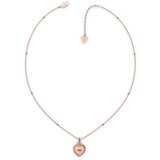 Ženska guess fine heart roze zlatna ogrlica od hirurškog Čelika ( jubn01420jwrgt/u ) Cene