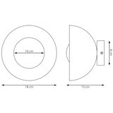 Zidna lampa BIBI 1xG9/8W/230V narandžasta | Eponuda.com
