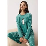TRENDYOLMILLA Ženski set pidžame Thmaw26Pt00194, Zeleni | Eponuda.com