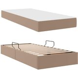  Krevet s madracem i skladištem 2 pcs Boja cappuccina Koža | shoptok.hr