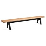 Diphano Črna/naravna vrtna klop Pure – Diphano Cene
