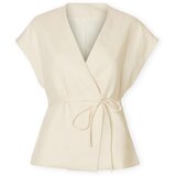 Selected W Top Lia Linen - Birch Bež | shoptok.hr
