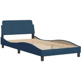  posteljni okvir brez vzmetnice Modra 100x200 cm Tkanina, (21829603) | Shoptok.si
