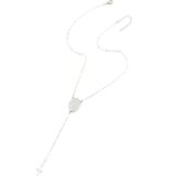 Ogrlica Medaljon PO-39037 - Srebrna KP39037 | shoptok.hr