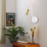  Brilagi - LED prigušiva fleksibilna zidna lampa MAYA 1xG9/4W/230V bela/zlatna | Eponuda.com