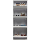 CARRYHOME omara z loputami za čevlje bela | Shoptok.si