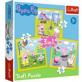 Tref line puzzle 3 u 1 pepa prase ( T34849 ) Cene
