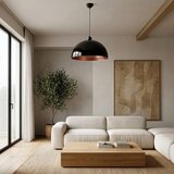 Brilagi LED luster na sajli METALO 1xE27/40W/230V prečnik 40 cm crna/bakarna | Eponuda.com