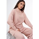 Kesi 2-piece sweater set powder pink | Shoptok.si