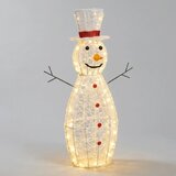  Aigostar-LED Spolja&amp;scaron;nja božićna dekoracija 260xLED/8 funkcija, 1,2 m, IP44, topla bela, snegović Slike