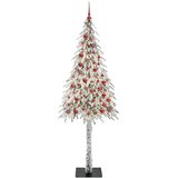  Božićno drvce s 300 LED svjetlima Bijelo 210 cm PE i čelik | Eponuda.ba
