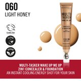 Rimmel London Multi-Tasker Wake Me Up tekući puder i korektor za sjaj lica nijansa 60 Light Honey 20 ml | shoptok.hr