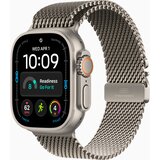 Apple Pametna ura Watch Ultra 4 Cellular 49mm Natural Titanium Case s paščkom Natural Titanium Milanese Loop, M, (5000481910) u