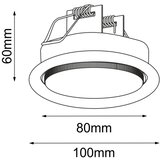  brosline 3029 - ugradno svetlo za spušteni plafon drop 1xGX53/9W/230V belo | Eponuda.com