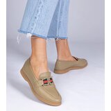 Gemre Green eco-leather moccasins with Kalenda ornament | shoptok.hr