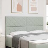  LED glava kreveta Svijetlo siva 180 cm Baršun | shoptok.hr