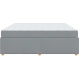  Krevetna konstrukcija Svijetlo siva 200 x 200 cm tkanina | shoptok.hr