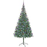  Umjetno božićno drvce s stalakom Zelena 210 cm PVC i čelik | shoptok.hr