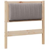  Tapecirani uzglavlje Smeđa 80 cm Čvrsto borovo drvo | shoptok.hr