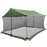 vidaXL Zaštitna platna za kampiranje s mrežastim zidovima Zelena - Zelena 340 x 260 x 220 cm | shoptok.hr