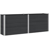 vidaXL Vrtna visoka greda Črna 250 x 50 x 91 cm, (5000287752) | Shoptok.si