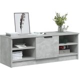TV ormarić boja betona 102x35,5x36,5 cm konstruirano drvo | shoptok.hr