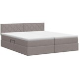  Krevet s od storage s uzglavljem 2 kom. Sivosmeđa Lažna koža | shoptok.hr