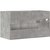 vidaXL Omarica za umivalnik betonsko siva 90x38,5x46 cm inženirski les | Shoptok.si