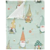 Catherine Lansfield Svijetlo zelena deka s uskršnjim motivom od mikropliša 130x170 cm Spring Gonks – | shoptok.hr