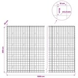  Gabion s žicom debljine 3 5 mm i mrežom 10x10 cm 1000x30x200 cm - 30 cm 200 cm 1000 cm | shoptok.hr
