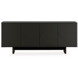 MOME Črna komoda 180x75x40 cm Solei – | Shoptok.si