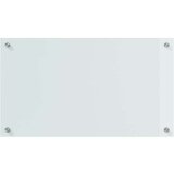 vidaXL Zaščita za kuhinjo 2 pcs Bela 70 x 40 x 0.8 cm Kaljeno steklo | Shoptok.si